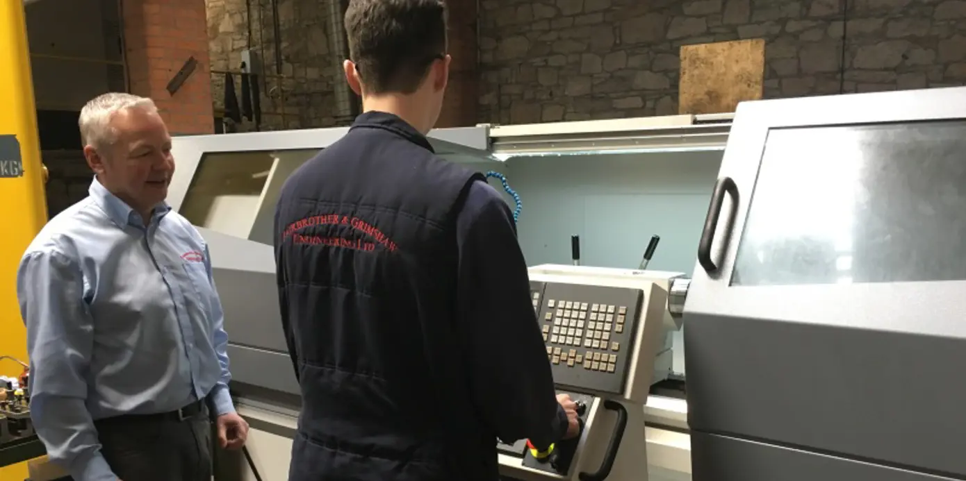 Fairbrother & Grimshaw, new Harrison Alpha 1550XS cnc lathe Fairbrother & Grimshaw, new Harrison Alpha 1550XS cnc lathe