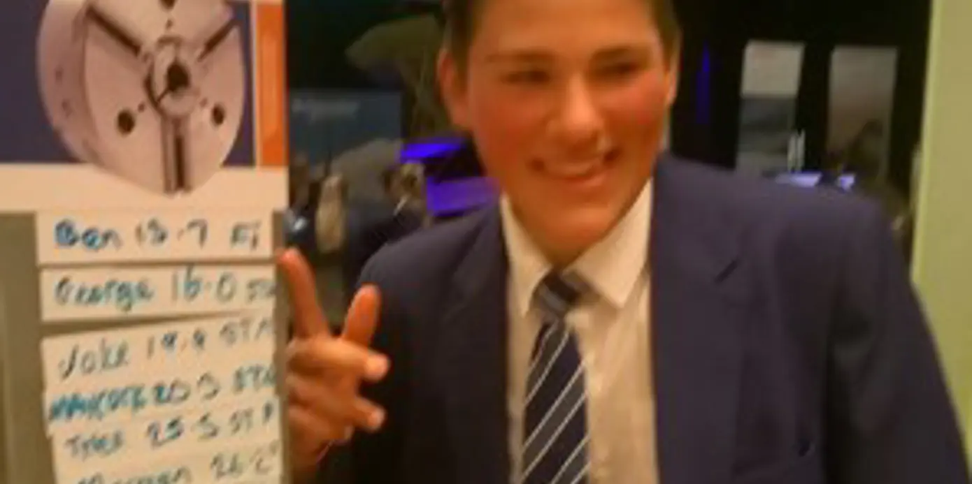 14 year old Ben Colling - 13.7 seconds on the Gripfast Challenge 14 year old Ben Colling - 13.7 seconds on the Gripfast Challenge