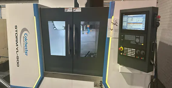 Storm VMC 4-Axis with tailstock options Storm VMC 4-Axis with tailstock options