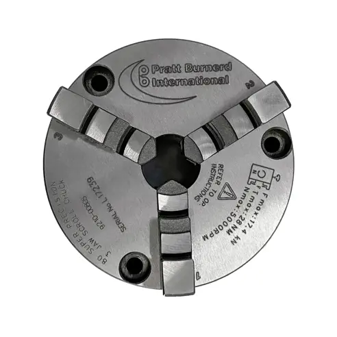 80mm 3 Jaw Super Precision Pratt Burnerd Chuck 80mm 3 Jaw Super Precision Pratt Burnerd Chuck