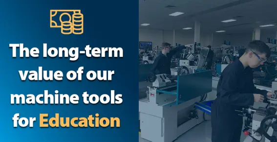 The long-term value of our machine tools The long-term value of our machine tools
