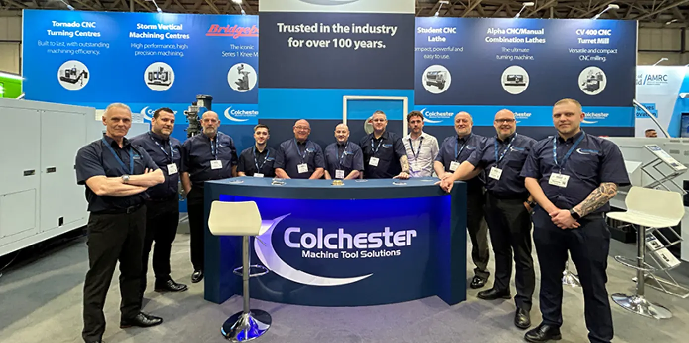 The Colchester team at MACH 2024 The Colchester team at MACH 2024