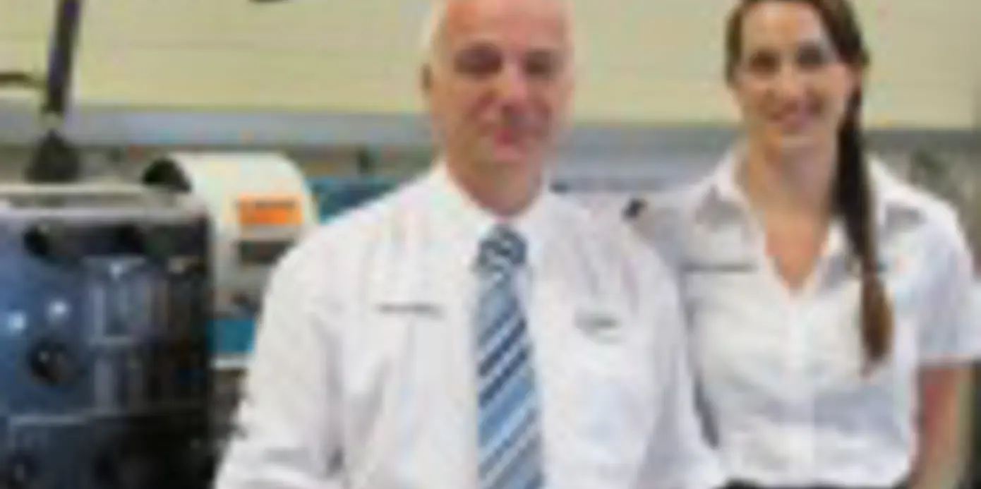 600 UK's new sales recruits, Dave Stanley (l) with Joanne Zalesinski 600 UK's new sales recruits, Dave Stanley (l) with Joanne Zalesinski