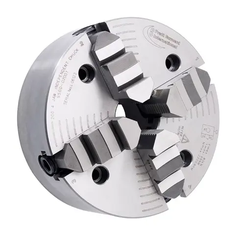 200mm 4 Jaw Pratt Burnerd Independent Chuck