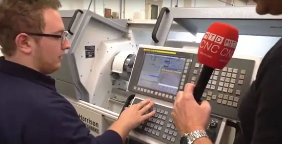 Driven Tool Harrison Alpha XC Lathe installed at JWA Tooling